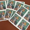 Gran Venta Tíbet Nepalés Thangka Puro Pintado a Mano Vidas Pasadas y Presentes Núcleo de Tarjeta 4*5