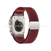 Correa AplicABLE para Apple Smartwatch 8 9 10 S11 Apple s12 Conector de Plástico Nylon Reflectante Hebilla Magnética