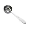 Juego de cucharas medidoras de acero inoxidable 304, 6 piezas, con varios tamaños y marcas, para hornear, medir ingredientes y dispensar leche en polvo o café