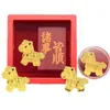 Año del Caballo de Dibujos Animados, Hazte Rico Inmediatamente, Mejora Constantemente, Pegatinas para Teléfono Móvil de Imitación de Pan de Oro, Hazte Rico y Atrae Riqueza, Pegatinas Decorativas para Fundas de Teléfono Móvil