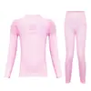 Nueva ropa de esquí de secado rápido para hombres y niños, ropa interior térmica de merino, conjunto de capa base de compresión para deportes al aire libre para mujer