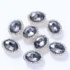 Girasol Ovalado Punto Diamante Cosido a Mano Diamante Joyería DIY Pasador Joyería Accesorios Diamante de Vidrio Nacional Aaa