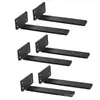 Soporte Triangular de Pared de Hierro Forjado Estante de Almacenamiento de Pared Partición para Colgar en la Pared Estante de Soporte Pesado Soporte de Estante