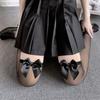 Medias de Seda Sexy Lazo de Encaje para Mujer Medias de Seda Negra Seda Blanca jl Medias Finas ins Tubo Largo Calcetines de Lágrima Emocional