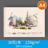 Papel Especializado para Marcadores, Papel de Arte A4/A3 Espesor Profesional, Cuaderno para Colorear y Dibujar Anime, En Blanco para Ilustraciones Hechas a Mano