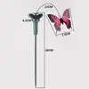 Simulación solar pájaro giratorio simulación solar alrededor de flores mariposa viajes manualidades mariposa voladora solar