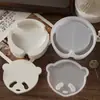 Base de Almacenamiento para Posavasos de Oso DIY Amapola Molde de Resina Adorno de Yeso Cemento Molde de Silicona