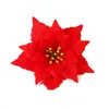 Venta Caliente Transfronteriza Decoraciones Navideñas Flor de Nochebuena Flor de Navidad Árbol de Navidad Ropa Accesorios de Ratán Perchero Venta al por Mayor