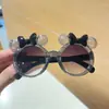 Óculos de Sol Infantis Estilo Laço Colorido Óculos de Sol Estrela Moda Meninas Óculos Fofos Ponto Estrela Óculos Anti-UV