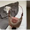 Bolsa Lancheira Popular Transfronteiriça de Alta Qualidade em Tecido de Nylon, Bolsa Lancheira de Mão para Deslocamento, Bolsa Dumpling Transversal de Ombro, Bolsa de Axila