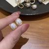 Pendientes de perlas con diseño de lujo y luz de aguja plateada, estilo coreano, elegantes, nuevos y con explosiones, de nicho.