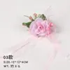 Novo produto transfronteiriço: lapelas artificiais, corsages, flores de pulso, acessórios para noivos, damas de honra e decorações de palco