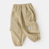 Calças Compridas Casuais para Meninos Roupas de Outono Primavera e Outono Roupas Infantis Calças Cargo Infantis para Bebês Meninos Tendência de Outono