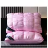 Almohada de Pluma de Terciopelo Hilton No Se Aplasta Almohada para el Cuello para Adultos Par Dormitorio Individual Solo