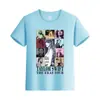 Camiseta de Algodón de Color Sólido de Manga Corta de Verano Ropa para Niños de Media Manga Ropa de Comercio Exterior para Padres e Hijos Ropa de Clase Camiseta Base Estampada con LOGO