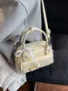 Bolsa Feminina Estilo Coreano Moda Bolsa de Mão Doce Simples Bolsa Transversal Novo Design de Nicho Versátil Bolsa de Ombro Transversal