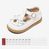 [Mismo Estilo en Centros Comerciales] Zapatos de Piel para Niña Snafy Zapatos de Princesa Otoño Nuevo Zapatos de Bebé con Lazo para Niña Pequeña