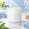 Spot Venta al por mayor Cubo para Polvo Desatascador de Tuberías Boca Ancha Plástico Sub-Botella 260ml Color Sal Explosiva Botella Cubo de Deriva