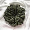 Comercio Exterior Transfronterizo Satén de Malasia Terciopelo Talla Grande Flor Grande para Cabeza de Mujer Anillo de Intestino Grueso Goma para el Pelo Venta Directa de Fábrica