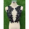 Pegatinas de Tela con Apliques de Encaje Tridimensional para Vestido de Boda Vestido de Noche Velo Accesorios de Apliques DIY Rojo Blanco Azul Marino Dorado Verde Oscuro