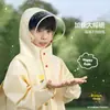 Impermeable Infantil Estudiantes de Primaria Regreso a Clases Especial Niñas Niños 2025 Nuevo Estilo Antilluvia con Espacio para Mochila Capa de Lluvia