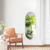 Pegatinas de Pared 3D Tridimensionales, Pegatinas de Pared de Plantas en Maceta, Pegatinas de Pared Decoración de Pared de Fondo para Sala de Estar, Pegatinas de Pared Autoadhesivas al por Mayor