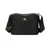 Bolsa de Ombro Feminina de Grande Capacidade, Bolsa Transversal Fashion Casual Estilo Coreano, Armazenamento de Três Camadas, Bolsa Saco Simples para o Dia a Dia