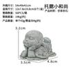 Estatua Pequeña de Buda de Arenisca Verde Adornos de Escritorio Paisaje Micro Decoración Creativa para el Hogar Mascota de Té Transfronterizo Estilo Chino Paisajismo de Acuario