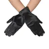 Guantes Negros de Fiesta de los Años 20 estilo Gatsby para Mujer, Guantes para Fiesta de Graduación, Guantes Largos de Spandex para Vestido de Novia en Stock