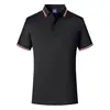 Camisa Polo de Algodón Antibacteriano de Manga Corta, 200g, 40 Hilos, Talla 5A, con Logo Estampado y Bordado, Estilo Clásico Versátil para Hombres y Mujeres