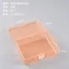 Caja de Plástico Transparente Grande de 6 Compartimentos con Tapa para Organizar Colchas, Ferretería, Joyería y Herramientas