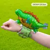 Pulsera infantil de papel de aluminio con forma de animal y avión de dibujos animados, globos, accesorios para actividades de verano en preescolar al por mayor