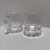 Taza Transparente Mini Especial para Niños Modelo de Escena DIY Taza de Plástico Transparente de Boca Ancha Taza de Cristal de Plástico Transparente PS