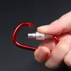 Mosquetón en forma de D con seguro, multi-especificación, Mosquetón multiusos, Hebilla de seguridad para mochila, Clip multifuncional para botella de agua para exteriores
