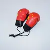 Luvas Pingente Bandeira Britânica/Alemã/Italiana Luvas de Boxe Mini Simulação Pingente de Carro Acessórios para Pendurar