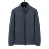 Chaqueta polar de otoño e invierno para papás, hombres de mediana edad y ancianos, abrigo polar cálido de abuelo, top de mediana edad, ropa de invierno