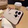 Adecuado para iPhone 17 Promax Funda de Teléfono de Alta Gama Apple 16 Galvanizado Color Original 15 Anticaídas 14 Juego 13