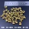 Acessórios de joias com pingente de liga atacado DIY multiplicador Sapo Dourado pequeno ábaco Guanyin corrente de celular pingente wishful acessórios