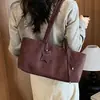 Bolso de gamuza para mujer 2026 nuevo de moda otoño vintage Maillard bolsa de mano para la ciudad gran capacidad bolso de hombro