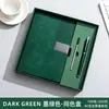 Caixa de Presente Personalizada para Caderno Conjunto Caderno A5 Executivo com Capa de Couro Macio Caderno de Alto Valor com Logotipo Personalizado
