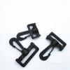 Gancho giratorio de plástico de 5 cm para accesorios de equipaje, gancho POM, disponible en stock.