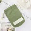 Bolsa de almacenamiento nueva y engrosada de lona, organizador de joyas, bolsa con cordón para guardar coleccionables, con personalización de logo disponible