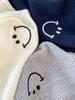 Pantalones de Primavera para Niños 2025 Estilo Coreano Bordado de Carita Sonriente Pantalones Casuales para Bebés Niños Más Fáciles de Combinar Pantalones Waffle de Pierna Delgada