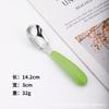Cuchara lingote de plata para niños de acero inoxidable 304 cuchara para bebé cuchara para alimentación de madre y bebé cuchara pequeña especial para comer vajilla cuchara sopera
