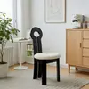 Silla con Llave de Sirena Estilo Francés, Silla de Comedor de Madera Maciza, Nueva Silla de Lujo para Uso Doméstico, Silla con Respaldo de Diseñador, Mesa y Sillas de Comedor Vintage