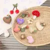 Serie de Fieltro Coreano Hongo Corazón Flor Arcoíris Bolsa Creativa para Pines Accesorios Dulces y Versátiles Accesorios DIY