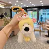 Nuevo Lindo Peluche Perro Westie Creativo Liga para el Cabello Muñeca Falda Llavero Cachorro Lindo Colgante de Bolso para Mujeres