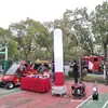 Poste de lámpara inflable móvil de alta potencia para iluminación de emergencia de rescate, poste de lámpara inflable de emergencia contra incendios