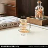 Adornos Retro de Portavelas de Vidrio, Pedestal para Velas, Bandeja de Aromaterapia, Accesorios para Cena a la Luz de Velas en Casa, Decoración de Atmósfera Romántica