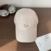 2026 Nueva Gorra de Béisbol Bordada Linda Simple para Circunferencia de Cabeza Grande para Mujeres, Gorra Casual de Trabajo Estilo Coreano Que Hace que la Cara Parezca Más Pequeña, Unisex